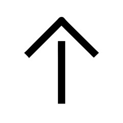 Fototapeta premium an upward arrow pointing direction
