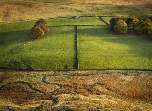 Potts Valley Yorkshire Dales Rural Scene