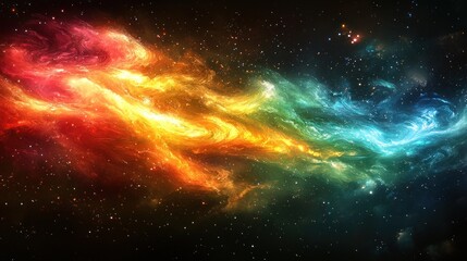 Obraz premium Colorful nebulae in deep space
