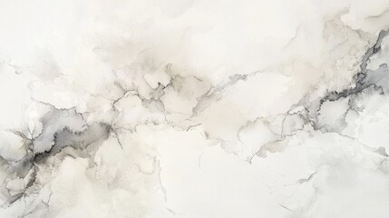 Obraz premium A fluid abstract composition features delicate gray and white tones resembling marble stone. The design flows seamlessly, showcasing organic patterns and textures