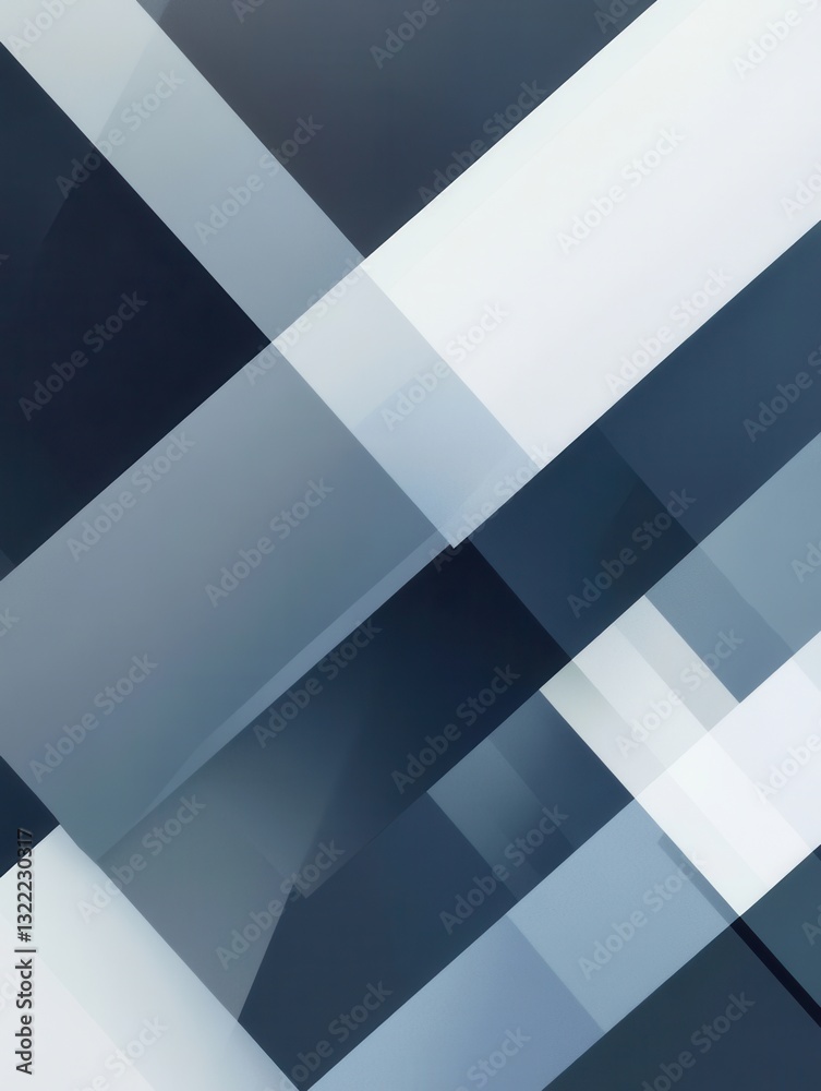 Aufkleber structured geometric backdrop in navy blue and gray with balanced layout for text, symbolizing stabi