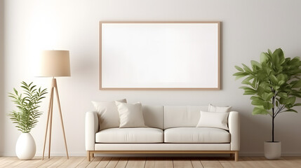 A white couch with a white wall behind it