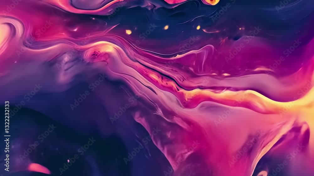 Fototapete Colorful abstract swirl patterns perfect for dynamic video transitions in digital art, Dirty streams Perfect for transitions in video