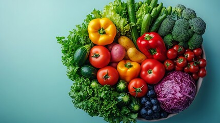 A canvas tote bag filled with fresh produce such as fruits and vegetables set on a white surface encouraging healthy food consumption