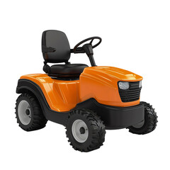 Isolated Lawn Mower Equipment for Outdoor Gardening and Turf Care