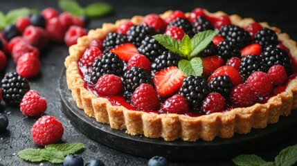 Fresh berry tart (1)