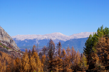 Geyik Mountains in Turkey