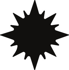 Sparkle Star Icon. Different forms of stars. Retro futuristic sparkle icons. star shapes. Abstract cool shine effect sign vector design