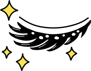 Obraz premium 속눈썹