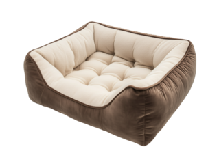 Luxury dog bed featuring soft fabric and elegant design ideal for stylish pet comfort and relaxation