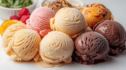 Assorted ice cream scoops (10)