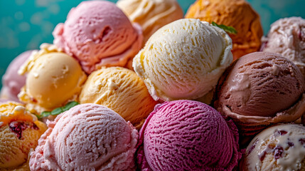 Assorted ice cream scoops (31)