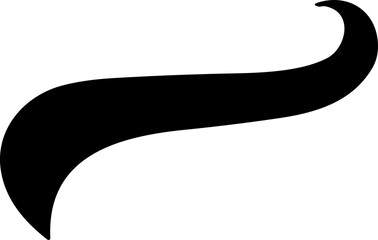 Swoosh and swash tails. Swooshes text tail for baseball design. Sports swash underline shapes in retro style. Swish typography font element for athletics, baseball, football. 