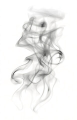 Fototapeta premium digital illustration of smoke, on a transparent background. 