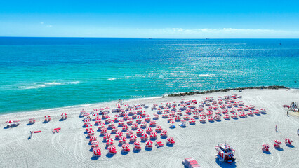 Miami Beach umbrellas, Faena hotel