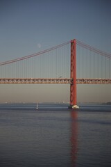 View of Bridge with Blue Sky
