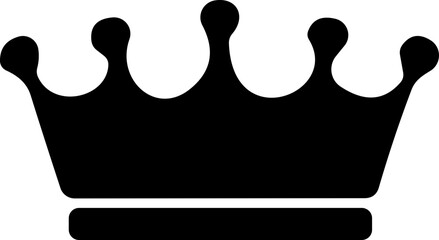 Crown Icon – Royal Symbol of King, Queen, or Prince | Vector Illustration