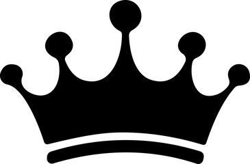 Crown Icon – Royal Symbol of King, Queen, or Prince | Vector Illustration