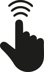 Computer flat mouse click cursor hand icon and loading icons. Cursor icon. Vector illustration. Mouse click cursor.