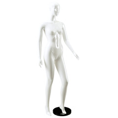 plastic Mannequin isolated on transparent background