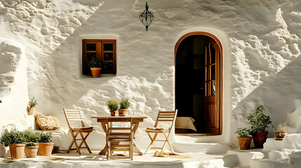 Exterior of a cave home
