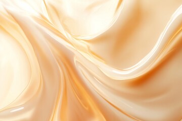 Smooth creamy abstract background with soft golden tones