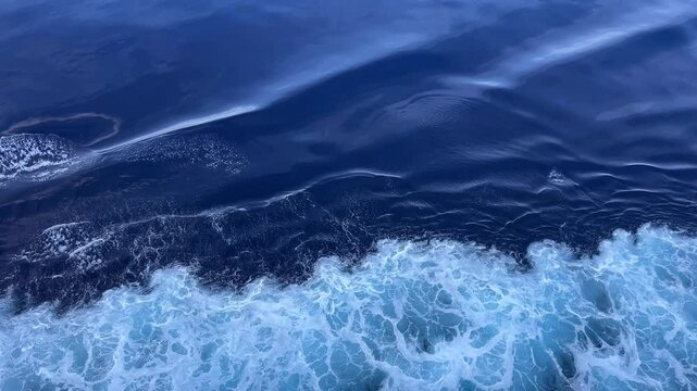 Wave sea beach and blue sky abstract background. Nature and summer concept. 