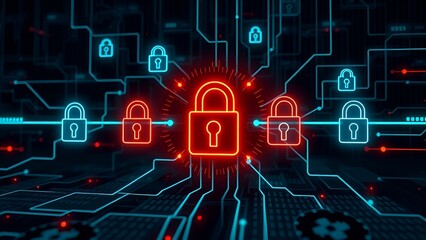 Fototapeta premium Blockchain: The Future of Digital Security