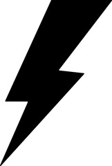 Obraz premium flash lightning bolt flat icon. Electric power symbol. Energy sign, vector illustration. charge sign. Thunder strike electricity linear symbol. Thunderbolt flash. Powerful electrical discharge
