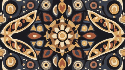 Fototapeta premium sketch vector silhouette illustration background pattern cnc partition abstract modern classic ethnic traditional