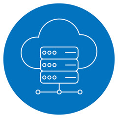 Hosting icon, Reliable Hosting Solutions, Secure and Scalable Hosting, cloud, sign, icon
