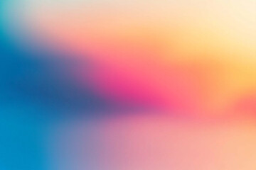 Obraz premium Abstract colorful blurred background pastel pink orange yellow blue gradient smooth texture design