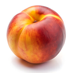 peach image isolated with white background