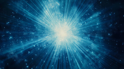 Naklejka premium Old paper with geometric rays. blue star burst pattern. vintage design. Radiance Burst. Illustration