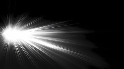 Obraz premium Radiant light burst with stunning beams and a soft glow, isolated on transparent background. radiance. illustration. Radiance Burst. Illustration