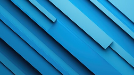 Blue Layers Create a Calming Atmosphere