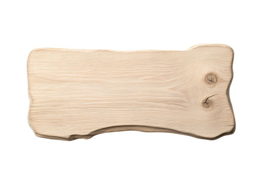 Blank wood plaque with a rustic, natural design and light wood grain. Ideal for custom signage, crafting, and personalized decorations. Clean background.