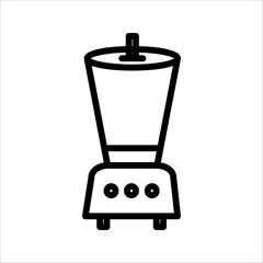 Blender icon. Linear image. Simple flat vector illustration on a white background