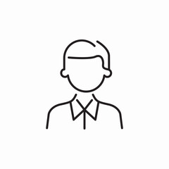 bank worker icon sign vector