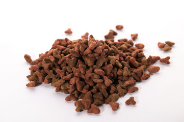 cat food on a white background