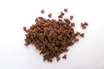 cat food on a white background