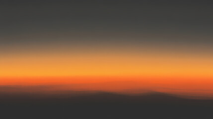 Fototapeta premium A gradient of glowing ember orange fading into twilight gray. Ember Twilight. Illustration