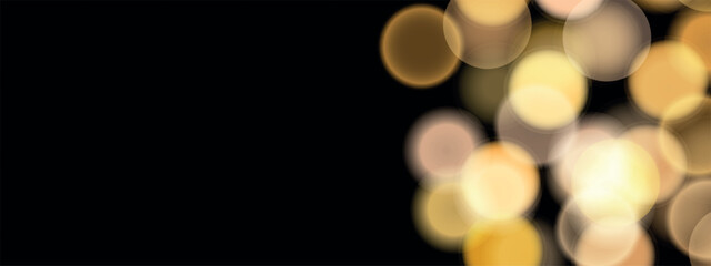 Abstract color shining bokeh isolated on transparent background. Lights and sparks glitter glowing effect. Lens flare Christmas or New Year holiday card.