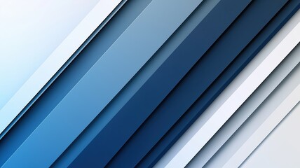 Obraz premium Blue and White Layers for Tranquility