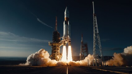 From launch pad to the cosmos, the rocket’s impressive climb through space