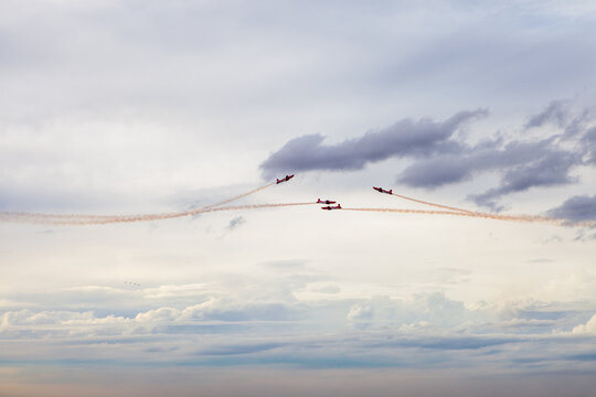 Aerial Spectacle, Planes Performing at Torrejon Air Base