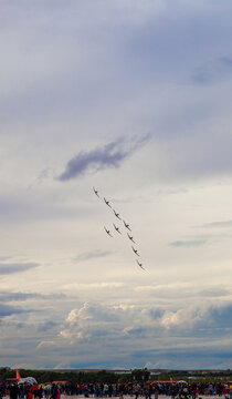 Spectacular Airshow Demonstration at Torrejon Air Base, Spain
