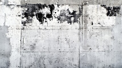 A textured concrete wall exhibits raw patterns and fading hues, offering an urban canvas of time and wear.