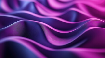 Fototapeta premium Waves of Purple and Pink Fabric Flow