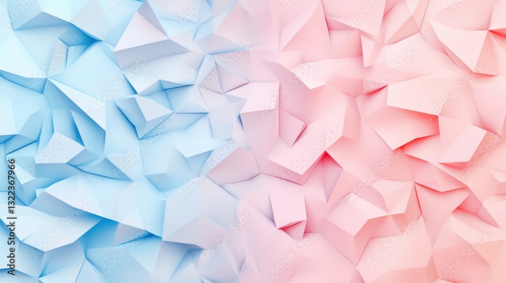 Fototapete vector flat pastel color background with a geometric pattern and dots for presentation, banner, or c